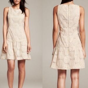Banana republic floral lace sunflower dress